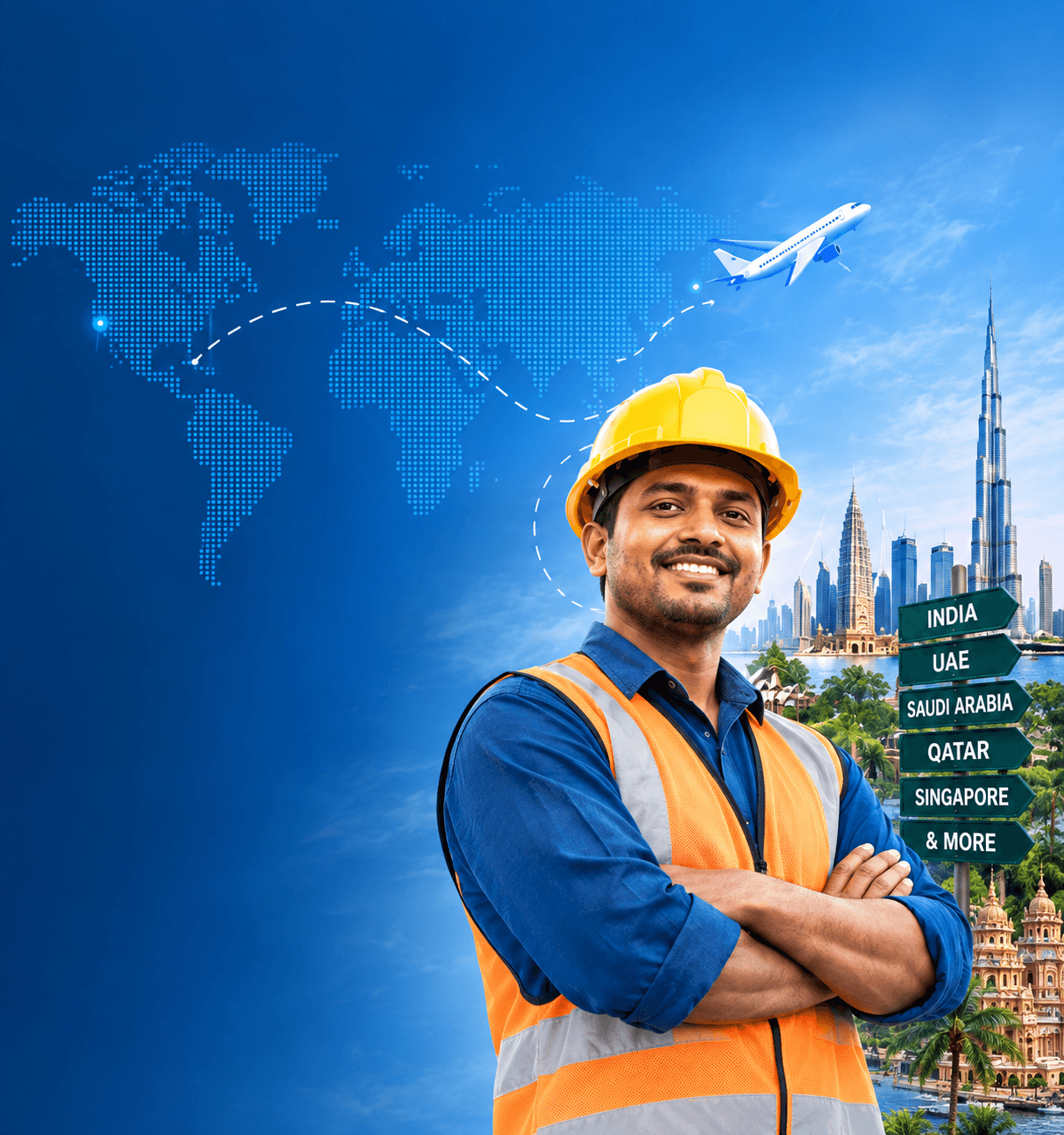 Skilled workers ready for verified jobs in India and around the world
